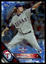 Luke Jackson 2016 Topps Opening Day #OD-6 Rangers MLB READ FREE SHIPPING