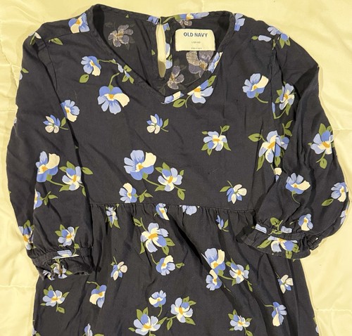 BUNDLE of Girls Size L (10-12) Long Sleeve Dresses Old Navy & Tea Collection EUC - Picture 8 of 17
