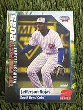 Jefferson Rojas 2025 Midwest League Top Prospects Series 2 #22 South Bend Cubs