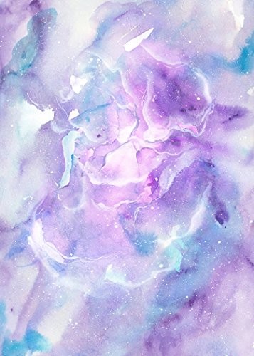 5X7ft Pink Purple Watercolor Painting Marble Texture Pattern Studio Vinyl-5x7ft - Picture 8 of 8