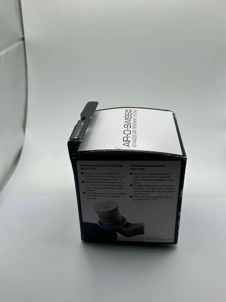 Genuine AIR-O-SWISS Humidifier Demineralization Cartridge A7531 - Image 3 of 3