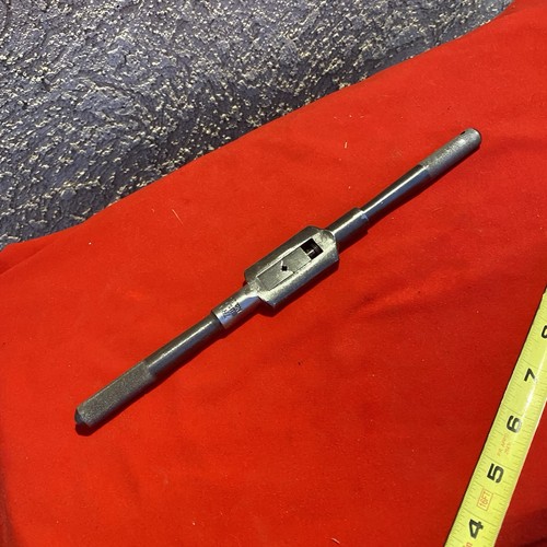 TRW No.15 Gewindebohrer Griff Schraubenschlüssel, 11" lang, Maschinist Werkzeug Made in USA - Bild 1 von 9