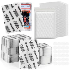 Ding Defend Card Shipping Kit Envelope Bubble Mailers - Includes 110 4’