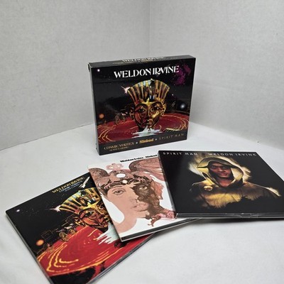 Weldon Irvine Cosmic Vortex (Justice Divine)/Sinbad/Spirit Man 3 CD Box Set OOP