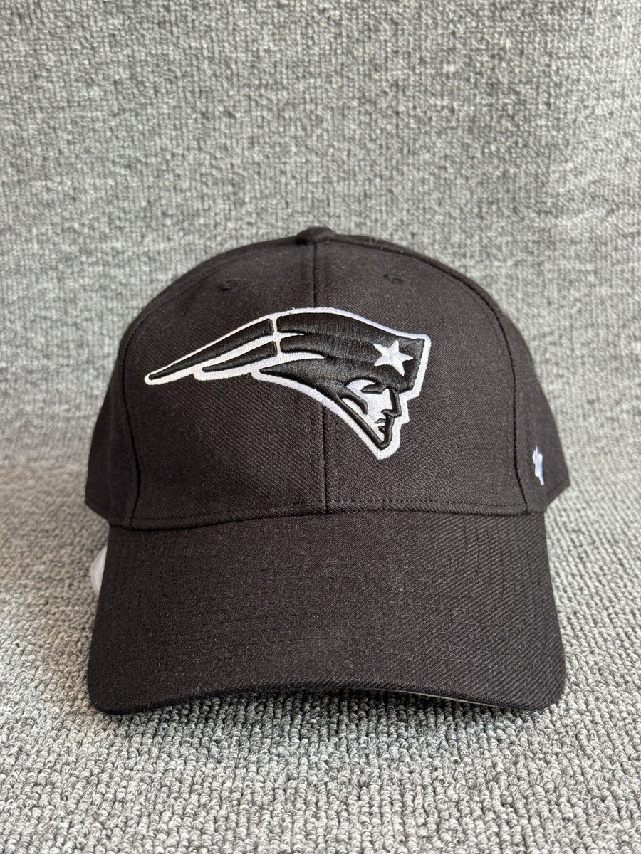 '47 Brand New England Patriots Dad Hat Strapback Black OSFA NFL Cap