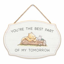 Disney Winnie the Pooh You're the Best Part Hanging Wood Wall Decor - Adorabl...