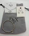 D&K London Bumble Bee Collection 2 x Bracelets  Earrings in Pouch #615