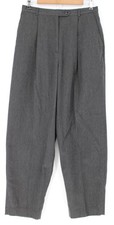 VINTAGE Karen Scott Pants Womens 14 Gray Pleated Front Trousers Pockets 90s