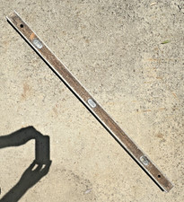 Vintage 48 Wood and Aluminum Bubble Level