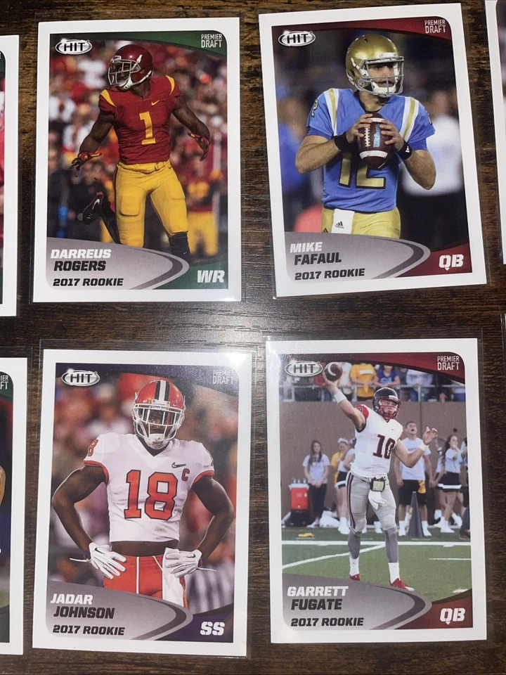 Hit Sage Premier Draft Lot of 64 Cards College and NFL RC Cards - Изображение 3 из 4