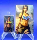 SEXY! "Tomb Raider" - 1 troy oz .999 Fine Silver Colorized Bar w COA, 100 Minted