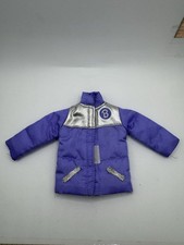 Vintage 1998 Barbie Purple Puffer Jacket Doll Clothes From Coat Collection Set
