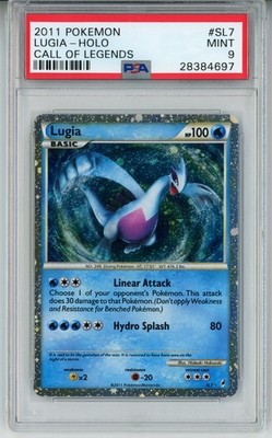 2011 POKEMON CALL OF LEGENDS LUGIA #SL7 ULTRA RARE PSA 9 MINT