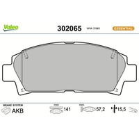 Valeo 302065 Bremsbelagsatz FüR Toyota Avensis Carina E MR 2 I T22 T19 SW2