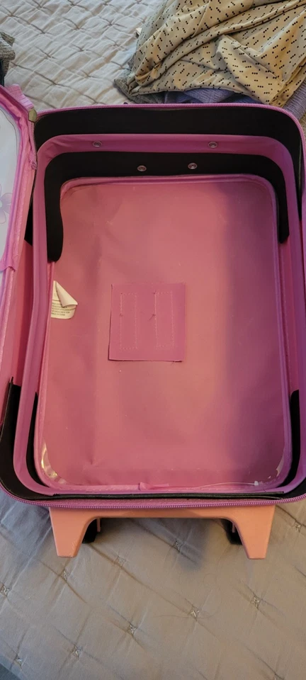 Nickelodeon Dora the Explorer 2006 Vintage Rolling Suitcase 17" Book Bag - Image 2 of 2