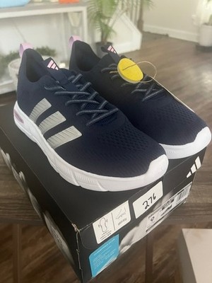 Adias Cloudfoam Flex -SLounge Size 9 Black and Silver