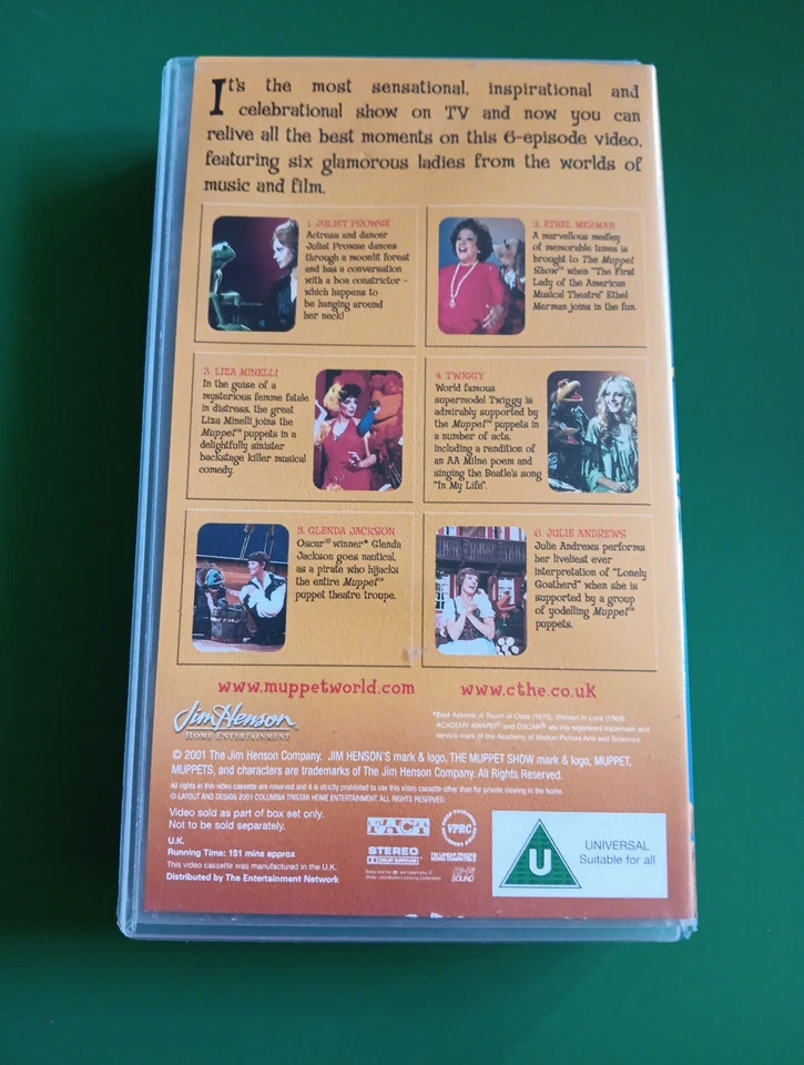 Best Of The Muppet Show Volume 6 VHS Jim Henson Liza Minelli Video TESTED - Image 2 of 3