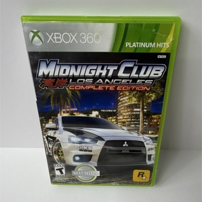 Rockstar Games Midnight Club Los Angeles Complete Xbox 360 NTSC Racing T Platin 