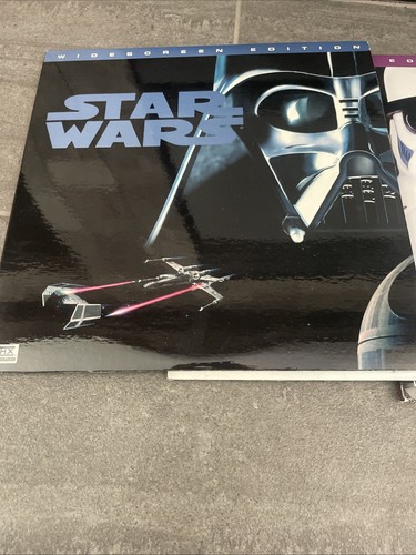 STAR WARS LASERDISC A NEW HOPE EMPIRE STRIKES BACK RETURN OF THE JEDI LOT OF 3 - Picture 2 of 7