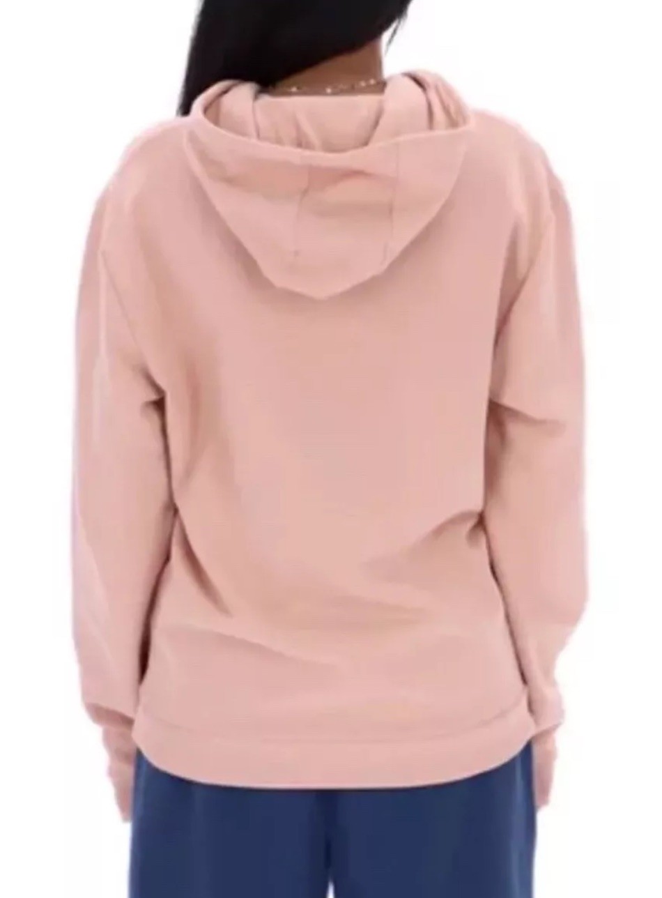Felpa con cappuccio unisex Fila Lance in mogano rosa taglia XSmall nuova con etichette