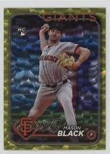 2024 Topps Update Yellow Crackle Foilboard 10/50 Mason Black #US179 1f3g