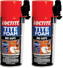 Loctite Tite Foam Big Gaps Spray Foam Sealant, Polyurethane Expanding Insulation
