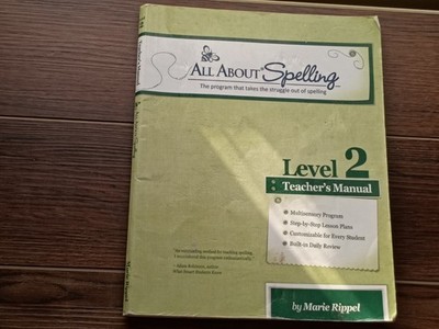 All About Spelling Level 2 Teacher Manual by Marie Rippel - Homeschool