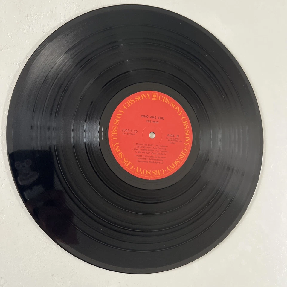 The Who - Who Are You 1st Japan Press w/Obi, Inner Sleeve & Insert Foto 4 de 4