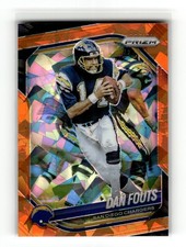 Dan Fouts 2025 Panini Prizm #89 San Diego Chargers Orange Ice HOF