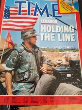Liban Holding The Line, stan bardzo dobry 1983 magazyn Time 