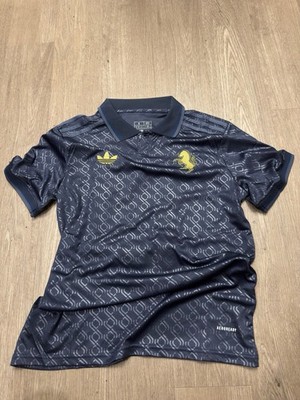 ウェア adidas JUVENTUS YILDIZ 10 adidas Juventus Yildiz #10 Short Sleeve Soccer Jersey Navy Size S