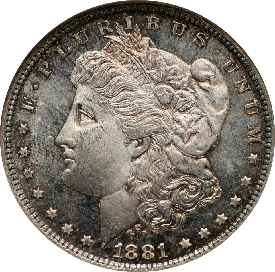 1881 NGC CAC MS63 DMPL Morgan Silver Dollar Old Holder, Stunning Cameo, Low Pop! - Image 2 of 4