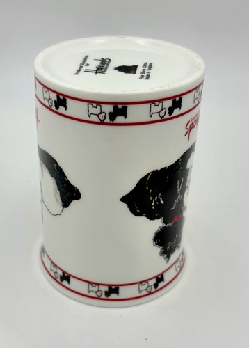 Harrods Knightsbridge Plaid Scottie Terrier Dog MUG Cup Fine Bone China England - Picture 10 of 12