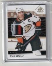 2018-19 UD SP Game Used Premium Card # 37 Ryan Getzlaf Anaheim Ducks 12/25