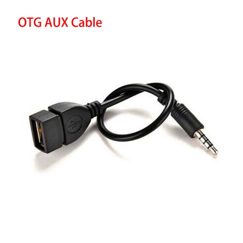 3.5mm male AUX audio plug jack to USB 2.0 female converter cable for car MP3 - Picture 7 of 19