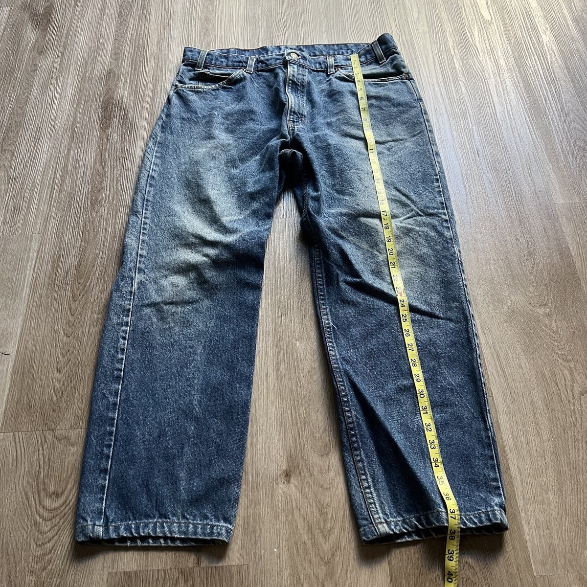 Levi's 565 90s 38x30 実寸36x30 USA製 90s Levi's 565 BLACK DENIM MADE IN USA 🇺🇸 Size