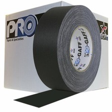 Pro Tape Pro Gaffer 2" x 55 yds. Black - Case of 24