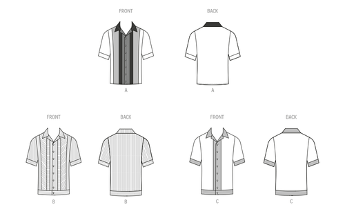 Camisa de hombre McCall’s patrón de costura M8459 - Imagen 9 de 9