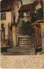 Old postcard postcard Rothenburg - rest of the Michael's Chapel GERMANY (1074441)