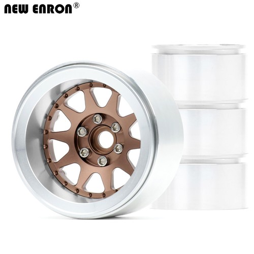Aluminum -10MM Offset 2.2" Beadlock Wheel Rim For RC 1/10 Axial SCX10 TRX4 TRX6 - Picture 19 of 67