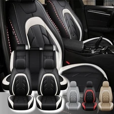 For Volkswagen Car Seat Covers Leather Front Rear Bench Cushion Protector 5 Sit