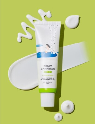 ROUND LAB Birch Moisturizing Mild-Up Mineral Non-Nano Sunscreen SPF 50+, PA++++