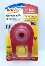 Korky Premium Universal Toilet Flapper Red 2001BP Brand New Sealed