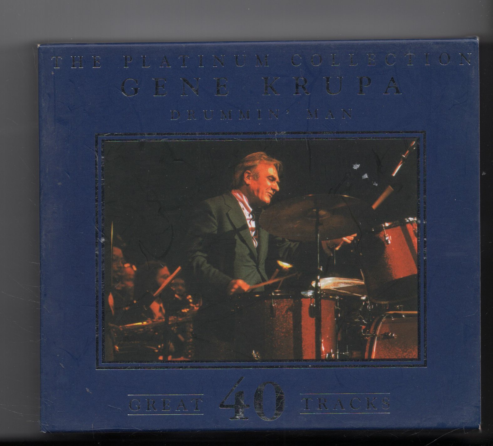 (JJ273) Gene Krupa: Drummin' Man, The Platinum Collection - 2001 CD Set
