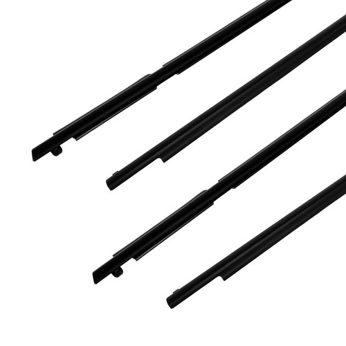 For 2009-2012 Toyota RAV4 4pc Door Window Weatherstrip Moulding Trim Seal Belt - Picture 3 of 5