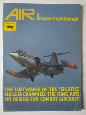 AIR INTERNATIONAL 1/1980 BEECHCRAFT SUPER KING AIR AIR FORCE NAKAJIMA KI-43 