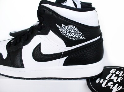 靴 Nike Air Jordan 1 Mid Omega/Black/White Nike Air Jordan 1 Mid Omega Black White DH6933-100 Men US 7