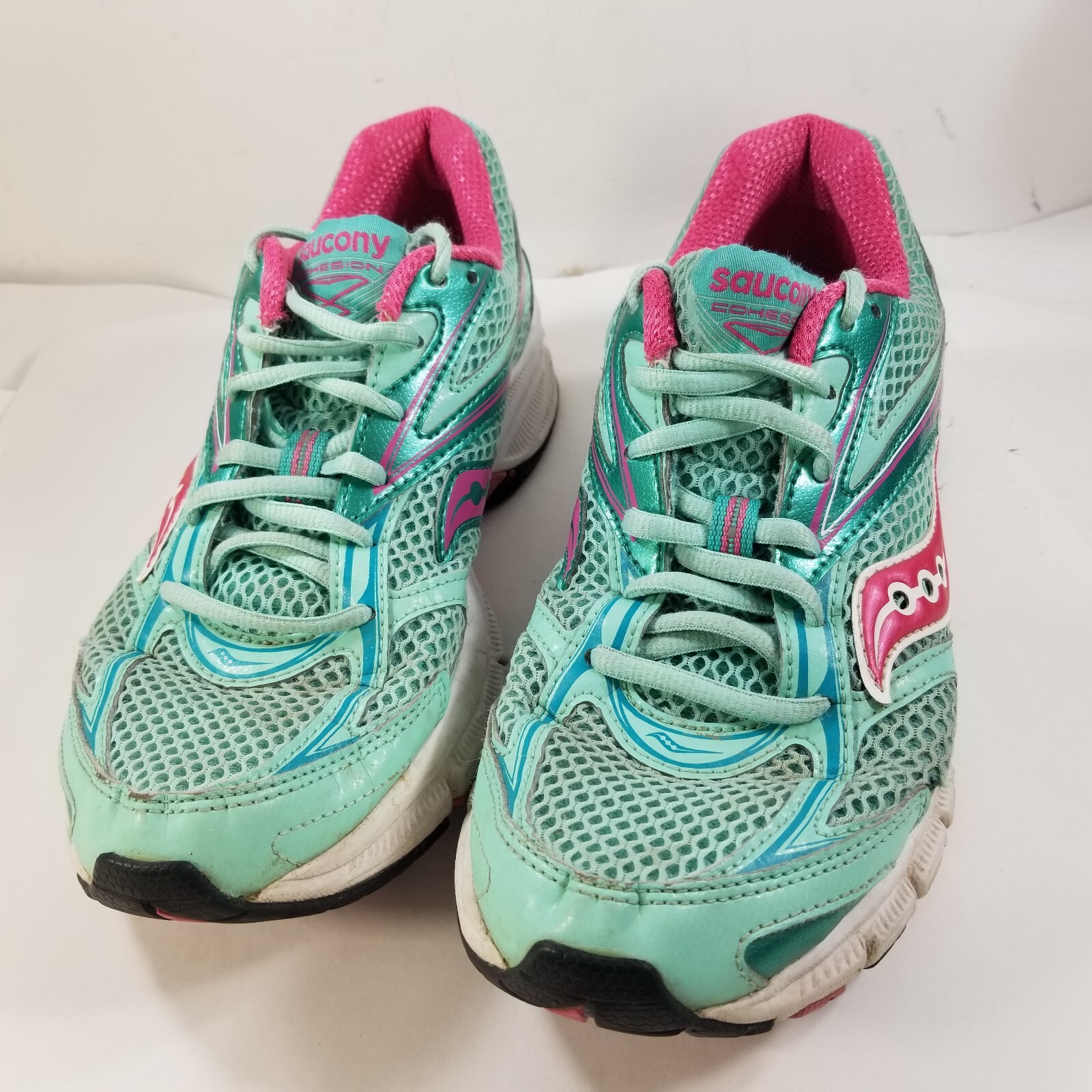 Saucony Womens Cohesion 8 S15218-4 Green Running Shoes Sneakers Size 8.5 thumbnail 2