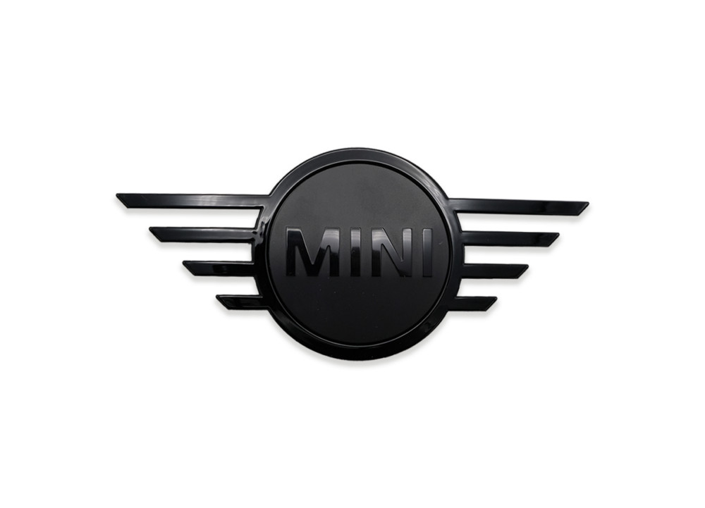 MINI Genuine F55 F56 F57 Front Bonnet Badge Emblem Roundel Black 