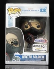 Funko Pop + Protector! Marvel #848 Captain America Winter Soldier (Amazon) Mint